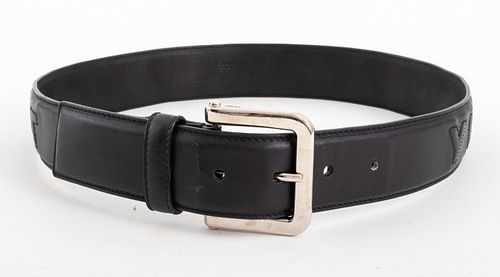 Yves Saint Laurent Rive Gauche Leather Belt