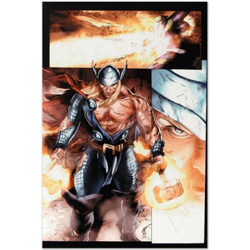 Marvel Comics "Secret Invasion: Thor #3" Numbered Limited Edition Giclee on Canvas by Doug Braithwaite with COA.