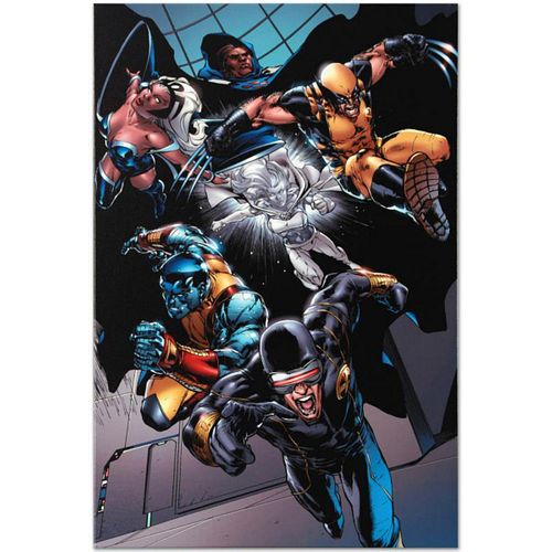 Marvel Comics "X-Men vs. Agents of Atlas #1" Numbered Limited Edition Giclee on Canvas by Carlo Pagulayan with COA.