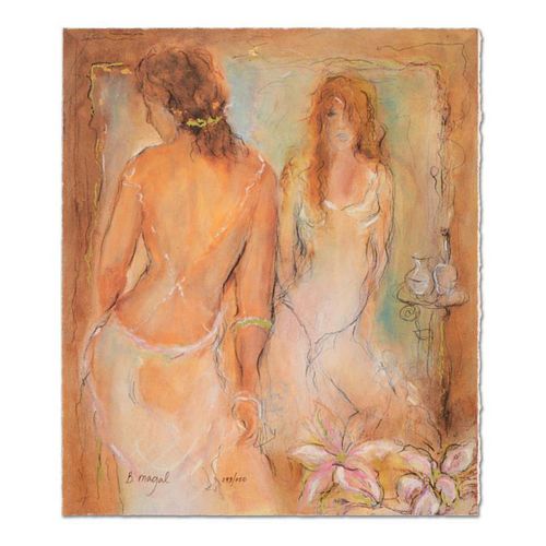 Batia Magal, "Femininity" Limited Edition Serigraph, Numbered and Hand Signed with Certificate of Authenticity.
