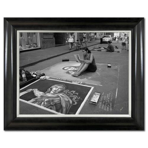 Misha Aronov, "Florence" Framed Limited Edition Photograph on Canvas, Numbered and Hand Signed with Letter of Authenticity.