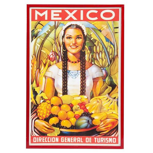 México. Dirección General de Turismo, Reproducción, póster