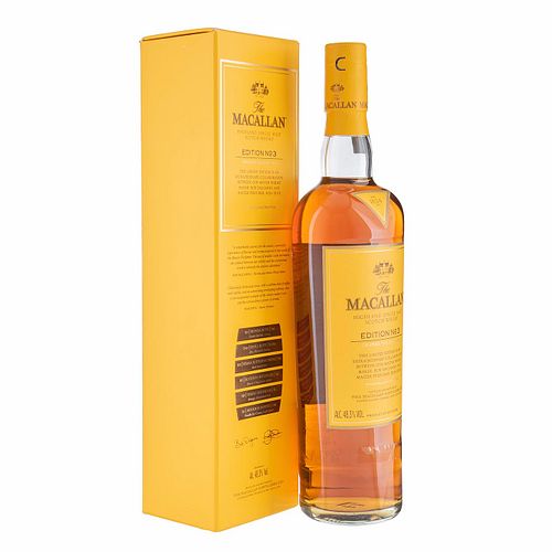 The Macallan. Edition no. 3. Single Malt. Scotch Whisky. En presentación de 700 ml.