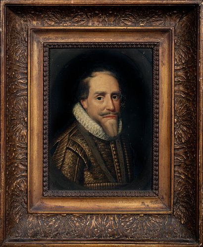   PORTRAIT OF MAURICE PRINCE OIL PAINTING