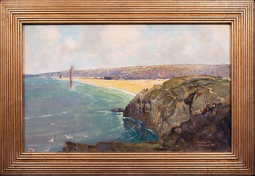  VIEW OF DROSKYN POINT OIL PAINTING