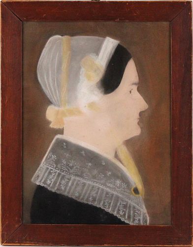Ruth Henshaw Bascom, Portrait of Lady in Bonnet