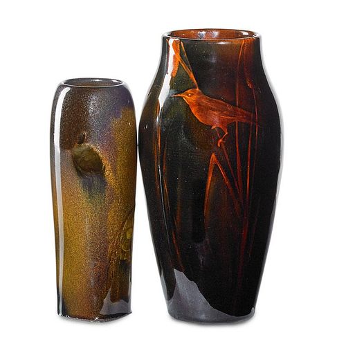 VALENTIEN; SHIRAYAMADANI; ROOKWOOD Two vases