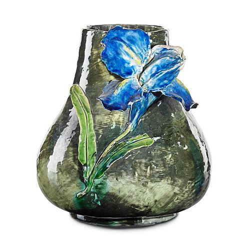 T.J. WHEATLEY Vase w/ iris