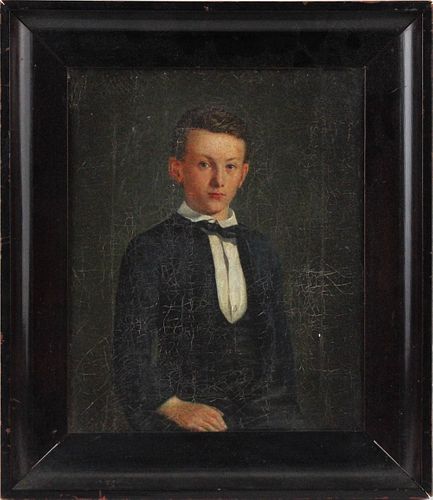 Oil on Canvas, Portrait of a Young Man