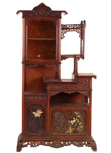 Chinese Style Hardwood Display Cabinet