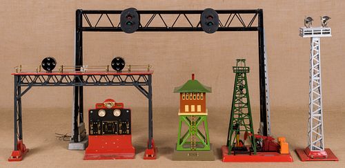 Group of miscellaneous Lionel train accessories,