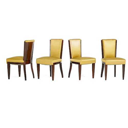 EUGENE PRINTZ (Attr.) Four dining chairs