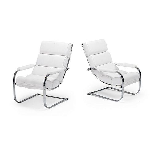 GILBERT ROHDE Two lounge chairs