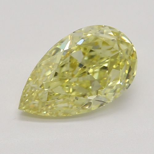 1.02 ct, Natural Fancy Intense Yellow Even Color, IF, Pear cut Diamond (GIA Graded), Appraised Value: $28,800 