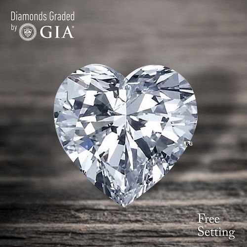 2.08 ct, E/VVS1, Heart cut GIA Graded Diamond. Appraised Value: $98,200 