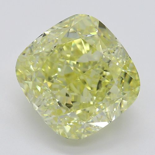 3.52 ct, Natural Fancy Yellow Even Color, VVS1, Cushion cut Diamond (GIA Graded), Appraised Value: $124,200 