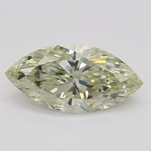 1.33 ct, Natural Fancy Light Grayish Greenish Yellow Even Color, VVS1, Marquise cut Diamond (GIA Graded), Appraised Value: $22,700 