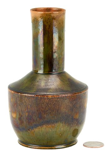 George Ohr Art Pottery Bottle Form Vase