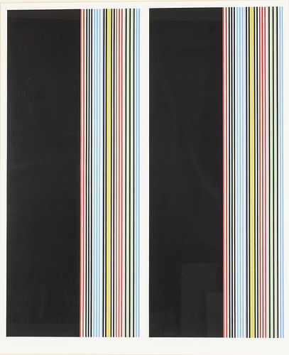 Gene Davis (D.C., 1920-1985), Abstract, Screenprint