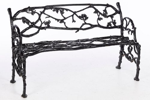 Cast Iron Bench, Probably 19th C