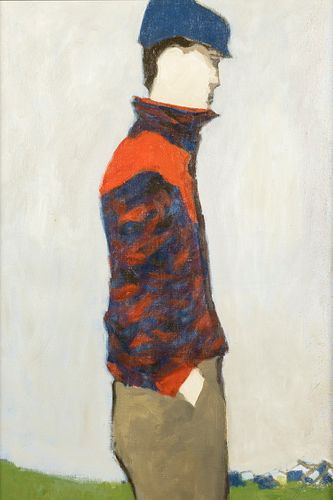 David Delong (1930-2001), Untitled (Loner), O/C