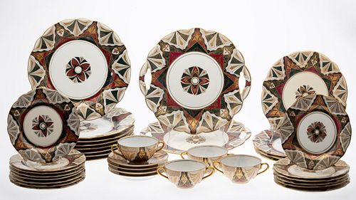 Group of Alhambra Austrian Porcelain, 36 pcs
