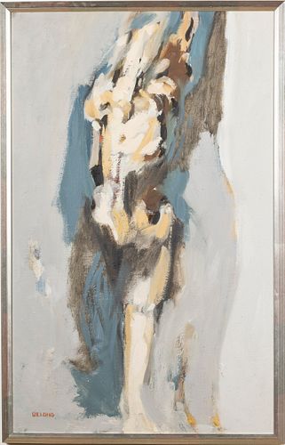 David Delong (NJ/GA, 1930-2001), Standing Nude, O/C