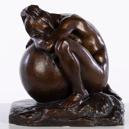 After Polasek, Mother Crying Over the Earth, Bronze