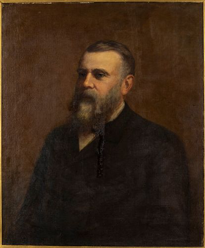A.M. Archambault, Portrait of Gentleman, O/C, 19th C