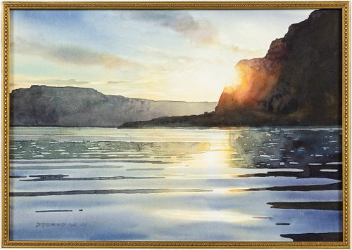 David Drummond, Sunset Near Wetherill Canyon, W/C