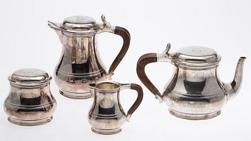 Puiforcat Sterling Silver Tea and Coffee Set