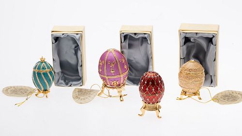 4 Faberge Eggs, Modern