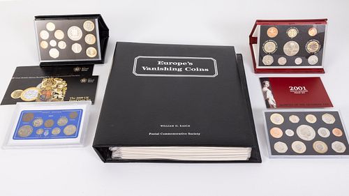 Europe's Vanishing Coins Book and 4 Proof Sets