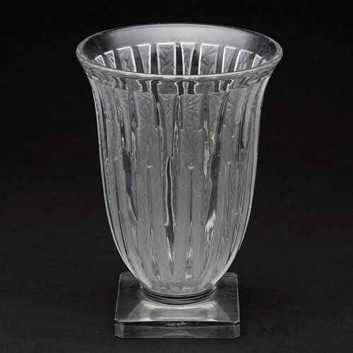 Verlys Art Deco Glass Vase