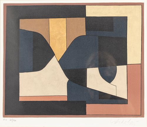 Victor Vasarely (1906-1997), Octal No. 6, Serigraph