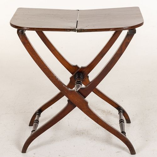 Victorian Mahogany Folding Table, 19th C