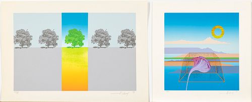 2 Japanese Prints, 1983
