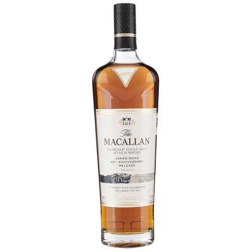 The Macallan. James Bond 60th Anniversary Release. Decade VI. Single Malt. Scotch Whisky.