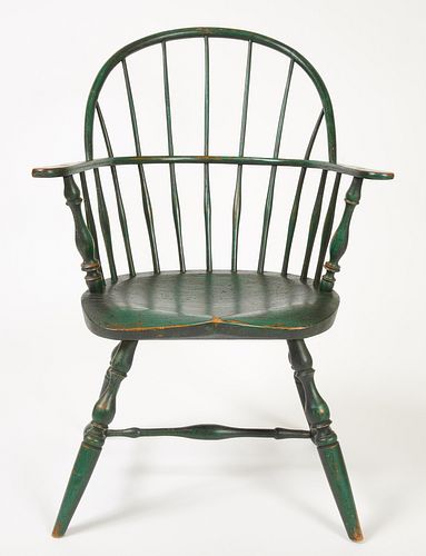 E. B. Tracy - Painted Windsor Armchair