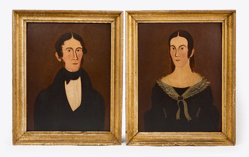 George Hartwell - Pair of Portraits