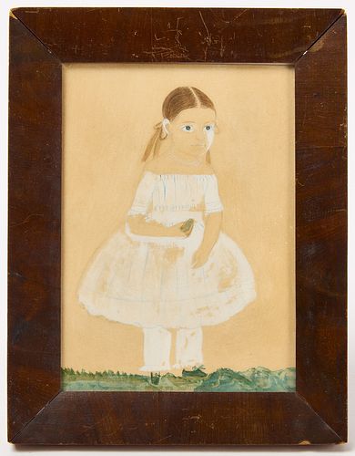 J. A. Davis - Portrait of a Girl