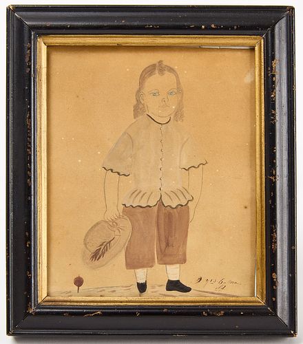 J. A. Davis - Portrait of a Boy