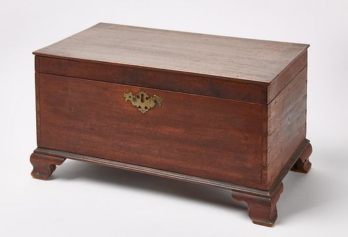 Small Ogee Bracket Foot Chest