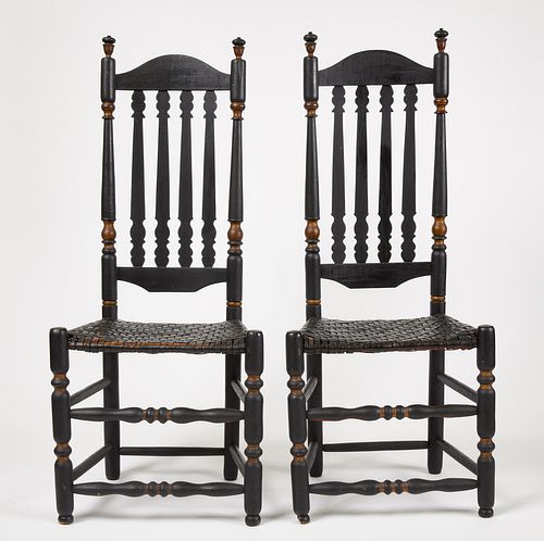 Pair of Bannister Back Chairs