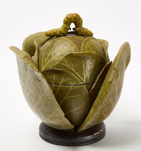 Frank Finney - Carved Cabbage Box