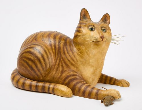 Frank Finney - Carved Cat and Mouse