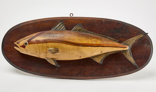 Carved Tuna Fish Plaque