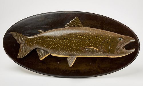 Reggie Edwards - Carved Fish Plaque
