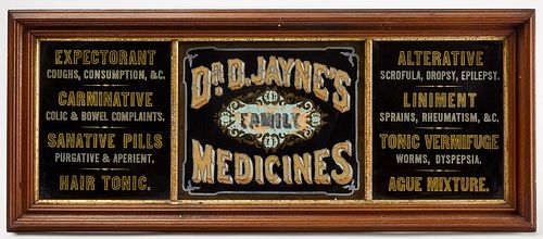 Dr. Jayne's Family Medicines Trade Sign