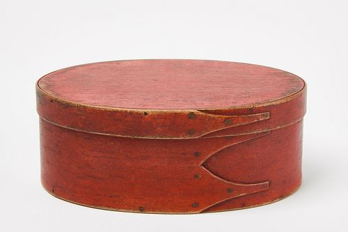 Oval Painted Shaker Box